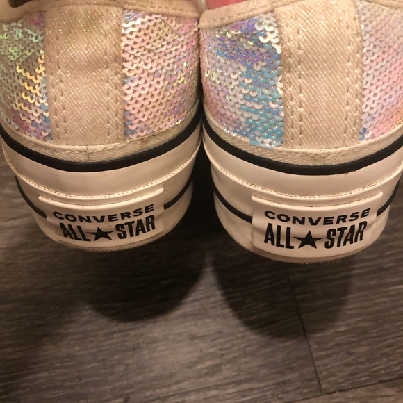 Converse Chuck Taylor Platform Sequin Sneakers - Picture 5 of 12